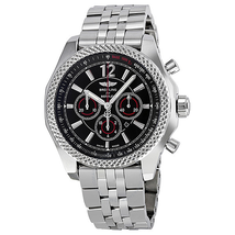 Breitling Bentley Barnato 42 Chronograph Automatic Black Dial Men's Watch A4139024-BB82SS A4139024-BB82-984A