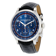 Baume et Mercier Baume and Mercier Blue Dial Chronograph Automatic Men's Watch 10065