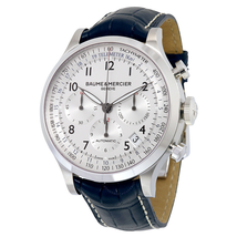 Baume et Mercier Baume and Mercier Capeland Chronograph Silver Dial Men's Watch 10063