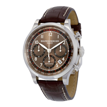 Baume et Mercier Baume and Mercier Capeland Chronograph Brown Dial Men's Watch 10083