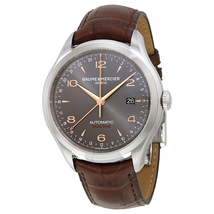 Baume et Mercier Baume and Mercier Clifton Dual Time Grey Dial Men's Watch 10111