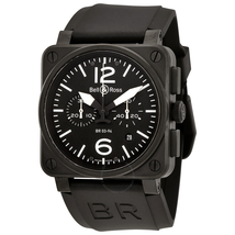 Bell and Ross Aviation Chronograph Automatic Men's Watch BR0394-BL-ST-CA