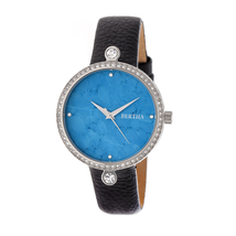 Bertha Frances Crystal Blue Dial Ladies Watch BR6402