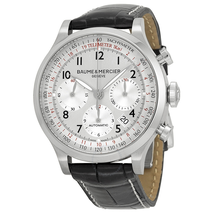 Baume et Mercier Baume and Mercier Capeland Chronograph Silver Dial Men's Watch 10046