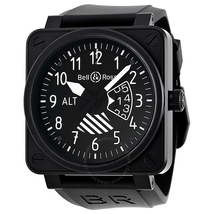 Bell and Ross Big Date Altimeter Automatic Black Dial Men's Watch BR0196-ALTIMETER
