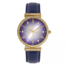 Bertha Allison Quartz Crystal Purple Dial Ladies Watch BR9304