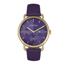 Bertha Gwen Purple Dial Ladies Watch BR8305
