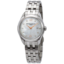 Baume et Mercier Baume and Mercier Clifton Mother of Pearl Dial Ladies Watch 10176