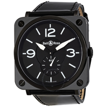 Bell and Ross Aviation Black Dial Black Patent Leather Unisex Watch BRS-BLK-BKPAT BRS-BLK-BKPAT