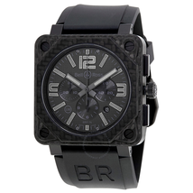 Bell and Ross Aviation Black Phantom Dial Men's Watch BR0194-CA-FIBER-PH
