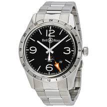 Bell and Ross Vintage GMT Automatic Men's Watch BRV123-BL-GMT/SST