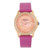 Bertha Bertha Donna Quartz Crystal Pink Dial Ladies Watch BR9805 BR9805