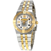 Breitling Galactic 30 Sierra Silver Dial Steel and 18kt Gold Ladies Watch C71340L2/G672