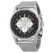 Breitling Transocean Chronograph Unitime Men's Watch AB0510U4/BB62SS AB0510U4-BB62-152A