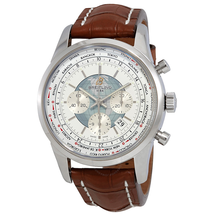 Breitling Transocean Chronograph Unitime World Time Automatic Chronometer Men's Watch AB0510U0/A732-756P