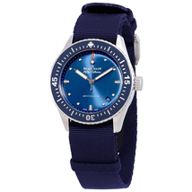 Blancpain Bathyscaphe Blue Dial Automatic Men's NATO Watch 5100-1140-NAOA