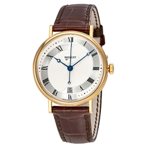 Breguet Classique Silver Dial Automatic Men's Leather Watch 5197BA/15/986