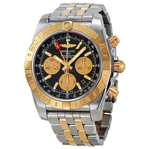 Breitling Chronomat GMT Automatic Chronograph Black Dial Men's Watch CB042012-BB86-375C