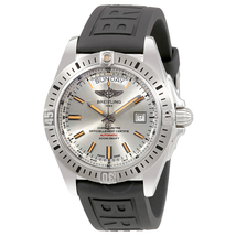 Breitling Galactic 44 Silver Dial Stainless Steel Automatic Men's Watch A45320B9-G797BKPT3 A45320B9-G797 152S-A20S.1