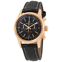 Breitling Transocean Chronograph 38 Automatic Black Dial Men's Watch R4131012/BC07BKCT