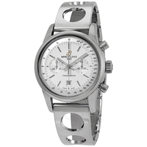 Breitling Transocean Chronograph Automatic Silver Dial Men's Watch A4131012/G757SS A4131012-G757-223A