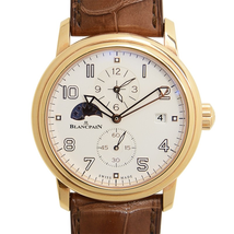Blancpain Leman Dual Time Zone Automatic Men's Watch 2860-3642-53B