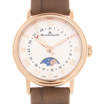 Blancpain Villeret Automatic White Dial Ladies Watch 6106-3642-55A