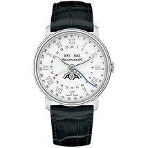 Blancpain Villeret Complete Calender Moonphase Automatic White Dial Men's Watch 6676-1127-55B