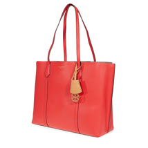 Tory Burch Perry Triple-Compartment Tote- Brilliant Red 53245-612
