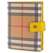 Burberry Small Vintage Check and Leather Folding Wallet 4073434