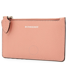 Burberry Two-tone Leather Zip Card Case- Dusty Rose 4076671