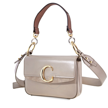Chloe Small C Double Carry Bag- Motty Grey CHC19SS191A3723W