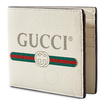 Gucci Print Leather Bi-fold Wallet 496309 0GCAT 8820