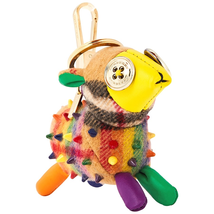 Burberry Wendy The Sheep Rainbow Vintage Check Charm- Multicolour/Antique Yellow 8003314