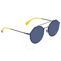 Fendi Blue Rectangular Sunglasses FF M0021/S PJP/C3 54 FF M0021/S PJP/C3 54