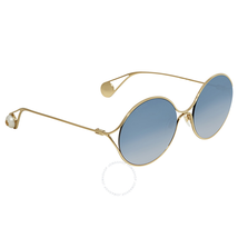 Gucci Bicolor Gradient Round Sunglasses GG0253S-003 58 GG0253S-003 58