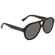 Gucci Gucci Grey Pilot Men's Sunglasses GG0159S 001 56 GG0159S 001 56