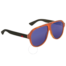 Gucci Havana Aviator Sunglasses GG0009S-002 59