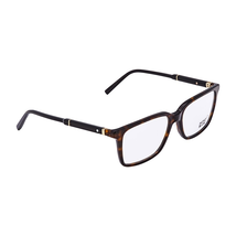 Montblanc Dark Havana Men's Square Eyeglasses MB0741-D 052 56