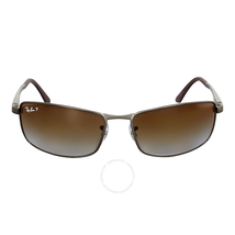 Ray Ban Ray-Ban Active Polarized Brown Gradient Sunglasses RB3498 029/T5 61 RB3498 029/T5 61