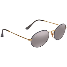 Ray Ban Oval Grey Gradient Mirror Sunglasses Ladies Sunglasses RB35479154AH54