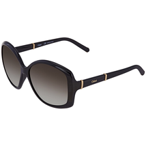 Chloe Grey Shaded Oval Ladies Sunglasses CE663S00158