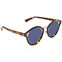 Dior Elliptic Blue Round Ladies Sunglasses DIORELLIPTIC TZ8/KU 48 DIORELLIPTIC TZ8/KU 48