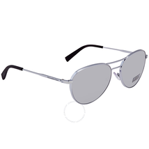 Ermenegildo Zegna Light Grey Aviator Men's Sunglasses EZ009818C56
