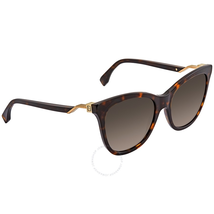 Fendi Brown Cat Eye Ladies Sunglasses FF0200S008655