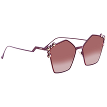 Fendi Fendi Can Eye Pink Shaded Geometric Ladies Sunglasses FF0261S0T73X57 FF0261S0T73X57