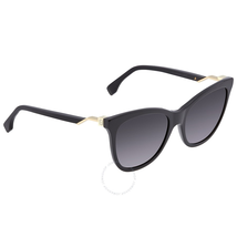 Fendi Grey Gradient Cat Eye Ladies Sunglasses FE-FF0200S 807 55