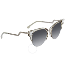Fendi Iridia Grey Shaded Cat Eye Ladies Sunglasses FF 0041/S 27C52FU