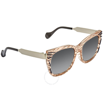 Fendi Kinky Thierry Lasry Grey Gradient Square Ladies Sunglasses FF 0180/S VDO/VK -54 FF 0180/S VDO/VK -54