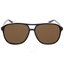 Gucci Black Aviator Sunglasses GG0016S 001 58